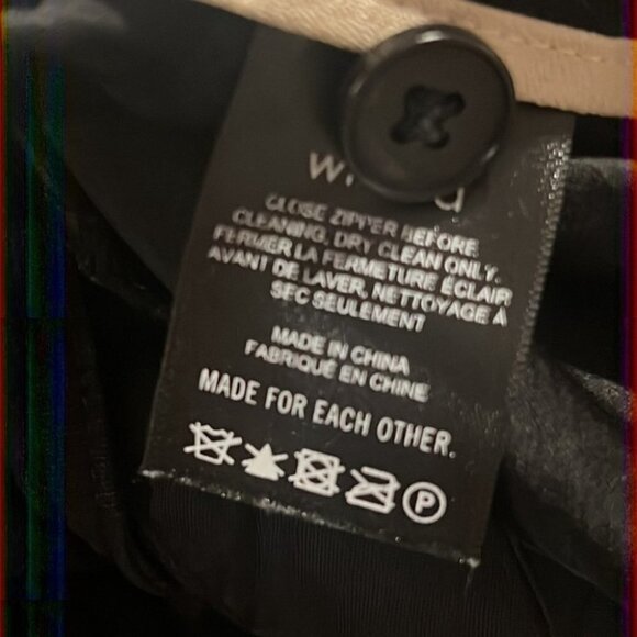 Aritzia Wilfred black linen tie waist trousers size small - Picture 10 of 14